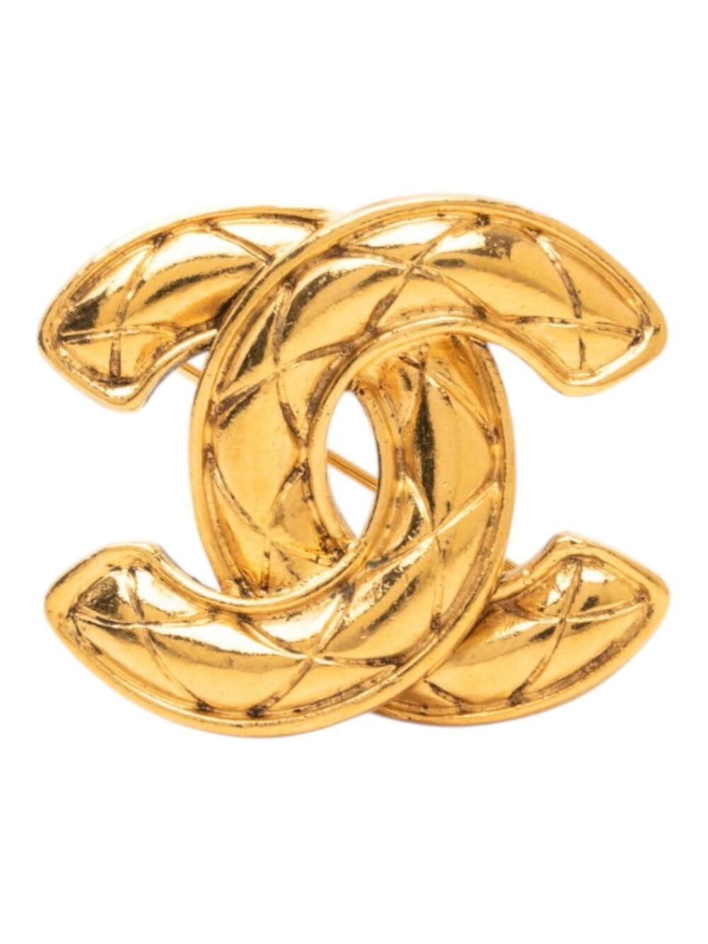 Chanel Vintage Matelasse Brooch Metal #327585C75B